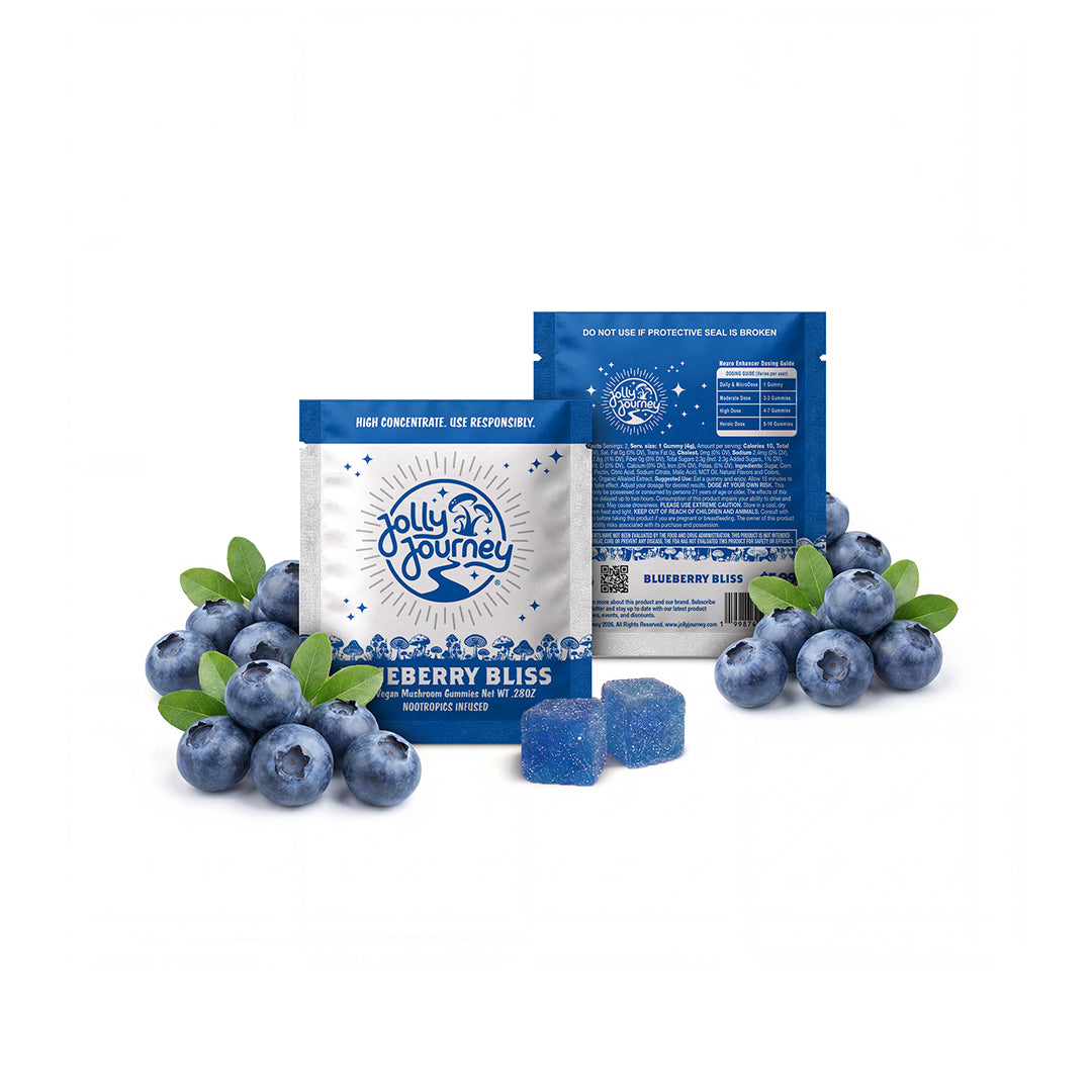 Blueberry Bliss 2ct - Vegan Mushroom Gummies