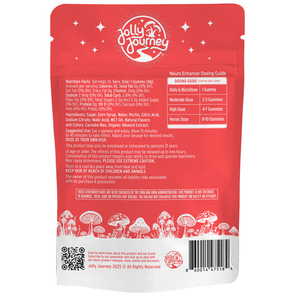 Strawberry Splash 10ct - Vegan Mushroom Gummies