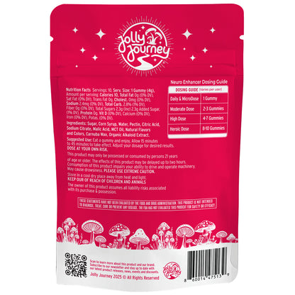 Tropical Fruit Punch 10ct - Vegan Mushroom Gummies